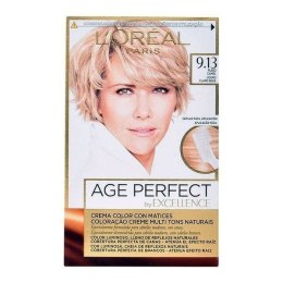 Trwała Koloryzacja Przeciwstarzeniowa Excellence Age Perfect L'Oreal Make Up Excellence Age Perfect Nº 9.0-rubio muy claro Nº 8.