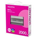 SSD USB-C 2TB EXT. SILVER GRAY/SD810-2000G-CSG ADATA