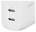 BELKIN ŁADOWARKA 30W 2X USB-C, PD 60W, BIAŁA