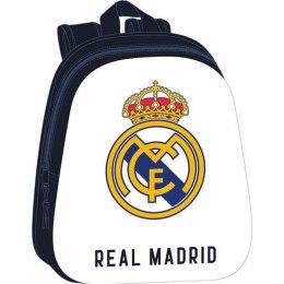 Plecak szkolny Real Madrid C.F. Biały Granatowy 27 x 33 x 10 cm