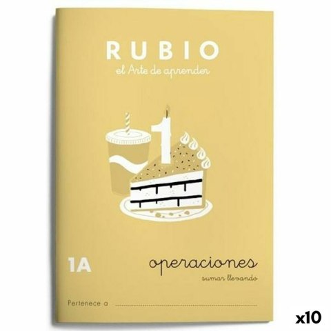 Notatnik do matematyki Rubio Nº1A A5 hiszpański 20 Kartki (10 Sztuk)