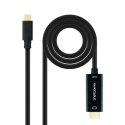 Kabel USB-C na HDMI NANOCABLE 10.15.5132 Czarny 1,8 m 4K Ultra HD