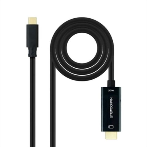 Kabel USB-C na HDMI NANOCABLE 10.15.5132 Czarny 1,8 m 4K Ultra HD