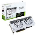 Asus Dual GeForce RTX 4070 SUPER White OC Edition 12GB GDDR6X | NVIDIA | 12 GB | GeForce RTX 4070 SUPER | Pamięć GDDR6X | Ilość 