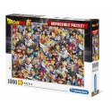 Układanka puzzle Clementoni Impossible - Dragon Ball 39489 69 x 50 cm 1000 Części