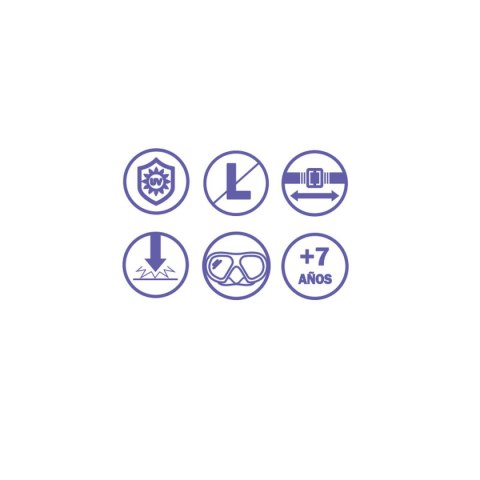 Bestway Maska do nurkowania dla dzieci Anatomiczny pasek Kolor mieszany +3 lata Plaża i basen 22011