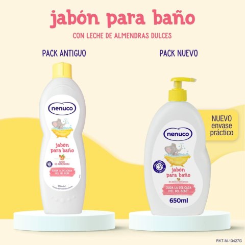 Perfumy dziecięce Nenuco BAÑO HIDRATANTE 650 ml