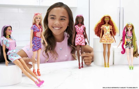 BARBIE Color Reveal Lalka Seria Słodkie Owoce HJX49