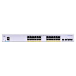 Cisco CBS250-24P-4G-EU łącza sieciowe Zarządzany L2/L3 Gigabit Ethernet (10/100/1000) Srebrny