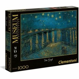 Układanka puzzle Clementoni Museum Collection - Van Gogh Starry night on the Rhone 393442 69 x 50 cm 1000 Części