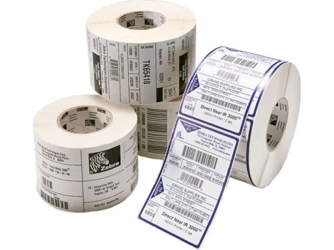 Label, Paper,102x38mm; Direct Thermal, Z-Perform 1000D, Uncoated, Permanent Adhesive, 76mm Core