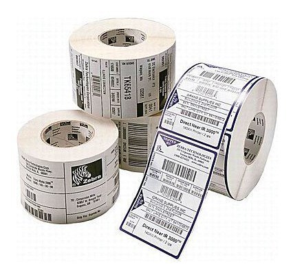 Label, Polyester, 76x38mm; Thermal Transfer, Z-ULTIMATE 3000T WHITE, Coated, Permanent Adhesive, 25mm Core