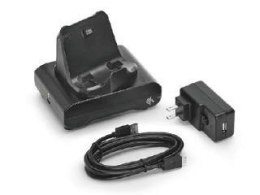 1-slot printer docking cradle; ZQ300 Series; Includes type A to Type C USB Cable and AC to USB Adapter with EU power plug