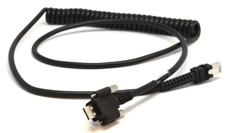 CABLE - SHIELDED USB: SERIES A LOCKING CONNECTOR FOR VC70, 12', COILED, -30C