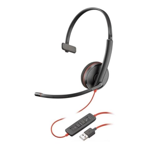 Poly Blackwire 3210 Monaural USB-A Headset (Bulk)