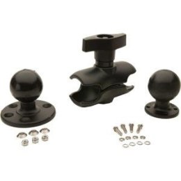 RAM MOUNT KIT, ROUND BASE, SHORT ARM, 5 inches (128mm), BALL FOR VEHICLE DOCK REAR
