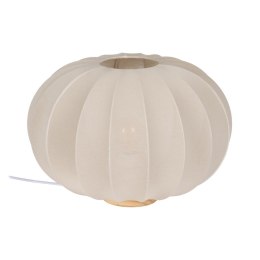 Lampa stołowa Beżowy Naturalny Bawełna Drewno Metal 60 W 220-240 V 40 x 40 x 28,5 cm