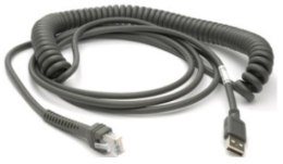 Zebra CBA-U29-C15ZBR kabel USB USB 2.0 4,57 m USB A Czarny