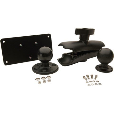 RAM MOUNT KIT, PLATE BASE, MEDIUM ARM, 8.5 inches (215mm), BALL FOR VEHICLE DOCK REAR