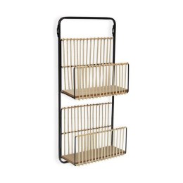 Półka na czasopisma Versa Metal Żywica Drewno MDF 12 x 68 x 32 cm Nowoczesny