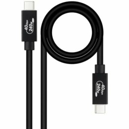 Kabel USB NANOCABLE 10.01.5002 Czarny 1,8 m (1 Sztuk)