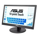 ASUS VT168HR monitor komputerowy 39,6 cm (15.6") 1366 x 768 px WXGA LED Ekran dotykowy Czarny