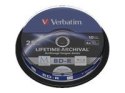 Verbatim M-Disc 4x, 25 GB, BD-R, Wrzeciono, 10 szt.