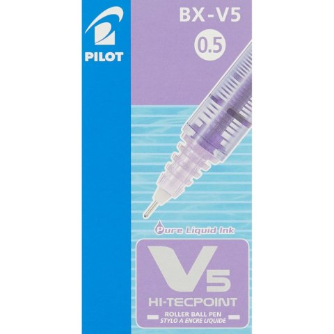 Długopis z płynnym atramentem Pilot V-5 Hi-Tecpoint Fiolet 0,3 mm (12 Sztuk)