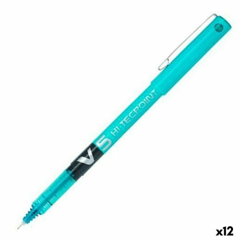 Długopis z płynnym atramentem Pilot V-5 Hi-Tecpoint Jasnoniebieski 0,3 mm (12 Sztuk)