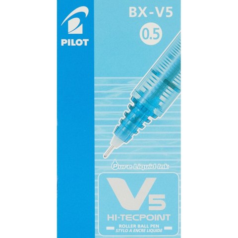 Długopis z płynnym atramentem Pilot V-5 Hi-Tecpoint Jasnoniebieski 0,3 mm (12 Sztuk)