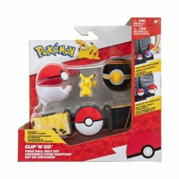 Figurki Superbohaterów Bandai Pokémon Clip belt 'N' Go Pikachu