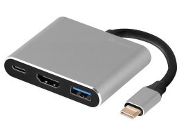 Adapter A-1 USB-C HDMI 4k, USB 3.0, PDW 100W