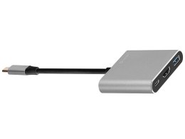 Adapter A-1 USB-C HDMI 4k, USB 3.0, PDW 100W