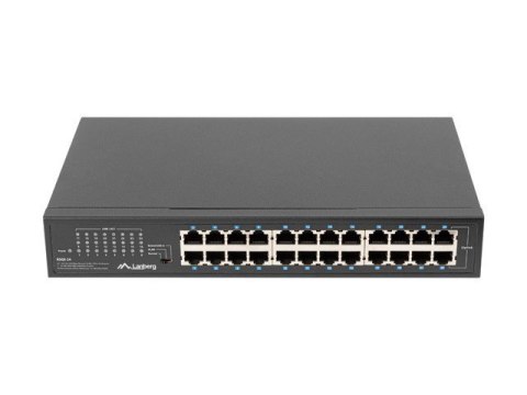 SWITCH LANBERG RSGE-24 24X 1GB NIEZARZĄDZALNY GIGABIT ETHERNET RACK 19"