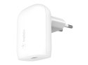 BELKIN 30W USB-C PD PPS WALL/CHARGER WHITE