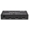 QOLTEC ROZDZIELACZ SPLITTER 2XHDMI 4KX2K | 3.4GB/S