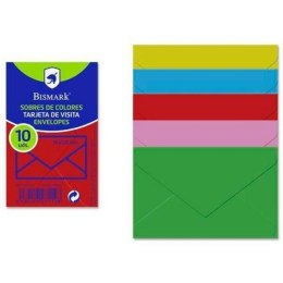 Koperty Bismark Papier Wielokolorowy 7,6 x 12 cm (20 Sztuk)