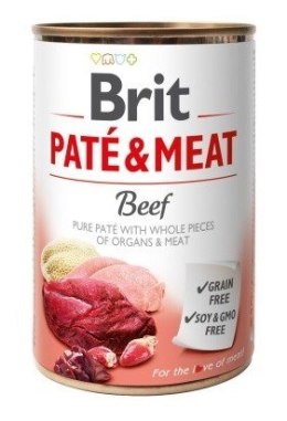 Karma BRIT PATÉ & MEAT- Włowina - mokra karma dla psa 400g