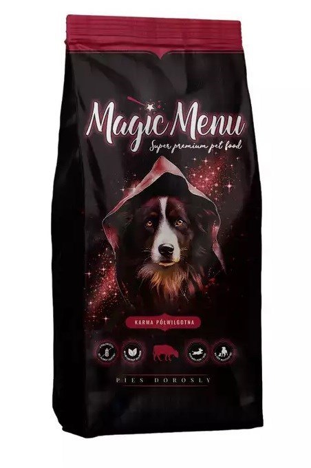 Magic Menu Półwilgotna karma dla psa z wołowiną 10 kg