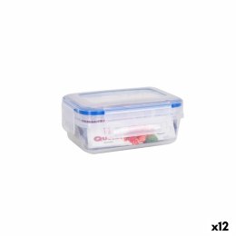 Hermetyczne pudełko na lunch Quttin 500 ml Prostokątny 15 x 10 x 6 cm (12 Sztuk)