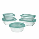 Set Pojemników na Lunch Luminarc Keep'n Lagon Szkło Dwuowy (5 pcs)