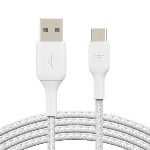 Kabel USB A na USB C Belkin CAB002BT0MWH Biały 15 cm