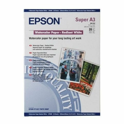 Pakiet tuszu i papieru fotograficznego Epson C13S041352 A3 20 Kartki