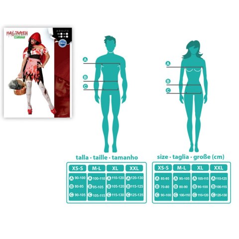 Kostium dla Dorosłych Th3 Party Wielokolorowy Morderca - XS/S