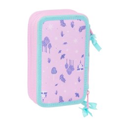 Piórnik potrójny Frozen Cool days Fiolet Błękitne niebo 12,5 x 19,5 x 5,5 cm 36 Części