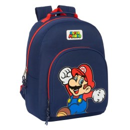 Plecak szkolny Super Mario World Granatowy 32 x 42 x 15 cm