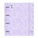 Segregator Safta Light purple flowers Fioletowy 27 X 32 X 4 cm