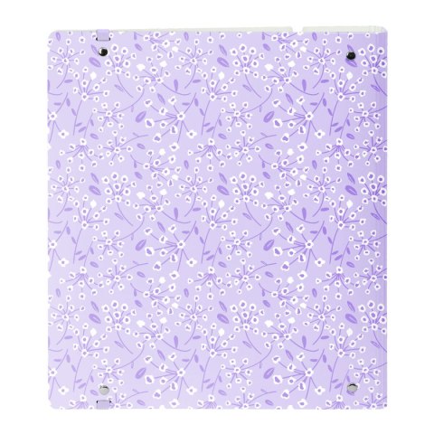 Segregator Safta Light purple flowers Fioletowy 27 X 32 X 4 cm