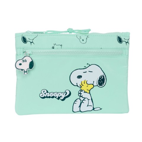 Torba szkolna Snoopy Groovy Kolor Zielony 23 x 16 x 3 cm