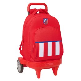 Torba szkolna z kółkami Atlético Madrid Czerwony 33 x 45 x 22 cm